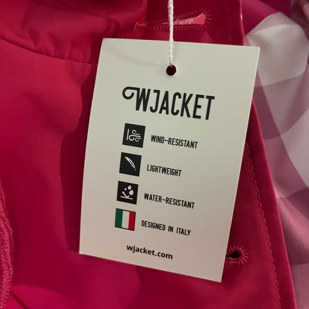 NWT The Wjacket “Barbara Pink” Winbreaker Rain Jacket - Picture 4 of 11